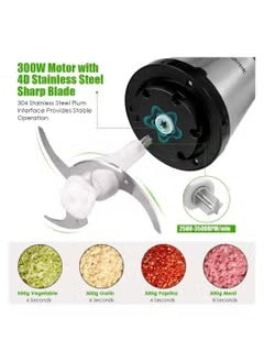 Durable Electric Stainless Steel Meat Grinder 850W 2 Speeds With 5L Stainless Steel Bowl