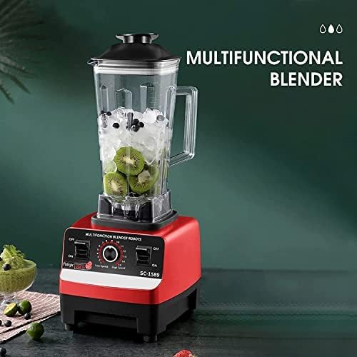 Silvercrest 5500W Twin Bowl Unbreakable Blender with Steel Blades 60rpm HDD Rotation Speed 2 1 HDD High Quality Black