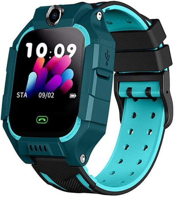 Smart Watch for Girls and Boys with Emergency Call and Conference Call with Waterproof Design and Digital Hand Touch Screen Suitable as a Birthday Gift for Children 3-13 Years Old (Black)