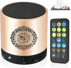 Serocchio Portable Remote Controlled Quran Speaker 8GB MP3 Player, TF Card, Rechargeable Quran Translator Radio with USB Compass